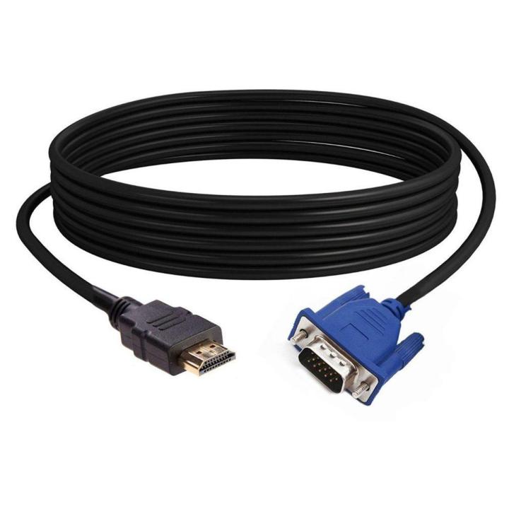 HDMI To VGA Converter Cable For PC Laptop Tablet High Resolution Adapter