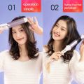 40mm Hair Curlers Negative Ion Ceramic Care Big Wand Wave Hair Styler Curling Irons 3 Temperatures Fast Heating Styling Tools.