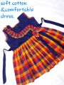 Grameen check comfortable Baby Dress 1 to 10 years. 