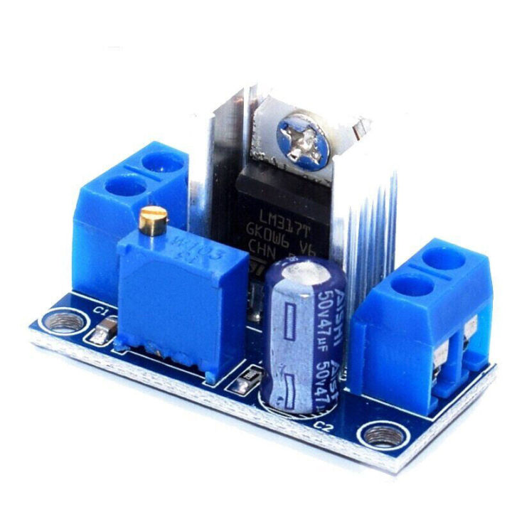 LM317 Module LM317 DC-DC Converter Buck Step Down Module Regulator LM317 Adjustable Voltage Regulator Power Supply Adapters