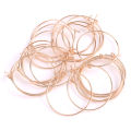 50Pcs Plated Alloy Metal Hoops Big Circle Ear Wire Hook Wires Earrings Base for Jewelry Jewelri Making Findings Components. 