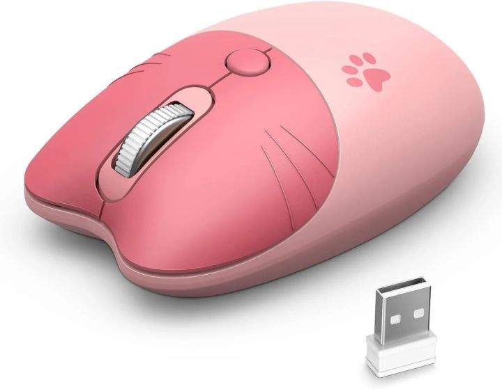 Kit di Tastiera e Mouse ultra silenziosi in rosa: il set perfetto per