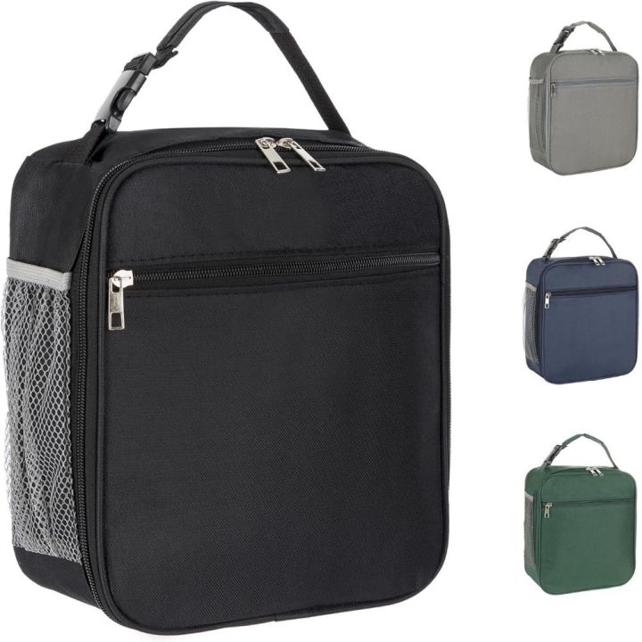 Large Capacity Insulated Lunch Box Thermal Waterproof Portable Lunch Pail Meal Bags Reusable Leakproof Lunch Bag Men