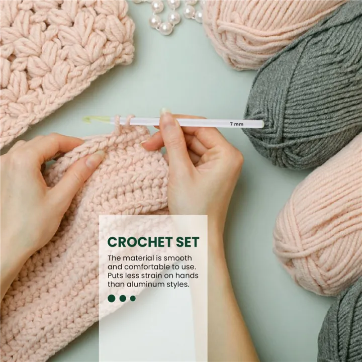 Crochet%20Hook%20Set,7/8/9/10/12/15/20mm%20Plastic%20Handle%20Crochet%20Hook%20Knitting%20Needles%20Thick%20Head%20Tool%20DIY%20Crafts%20Accessories%20-%20Image%202