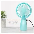 LED Lighting Fan Mini USB Rechargeable Portable. 