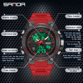 Sanda Men's Watches Sports Military 50 M Waterproof Digital Wrist watch for Male Clock Stop watch Relogio Masculino 9011. 
