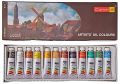 Camel Artist Oil Paint 12 color Tubes 9ml & 20ml Box for Professional Artist.