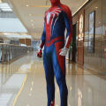 Game PS4 Spiderman Costume Superhero Zentai Suit Jumpsuit 3D Printed Spider Man Bodysuit Halloween Carnival Party Costumes. 
