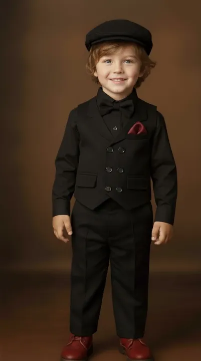 Boys%205%20Piece%20Black%20Party%20Dress%20Set%20with%20Waistcoat,%20Full%20Pant,%20Shirt%20Variations%20(White,%20Maroon,%20Black),%20Cap%20&%20Bow%20Tie%20%E2%80%93%20Baby%20Boy%20Black%20Formal%20Outfit%20for%20Wedding,%20Birthday%20&%20Eid%20(6%20Months%20%E2%80%93%207%20Years)%20-%20Image%203
