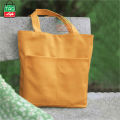 Canvas Tote Bag with Zipper and Outside Big Pockets Dark Brown Color  for Trendy fashionable Girls/Stylish Canvas Tote Bag for Women. 