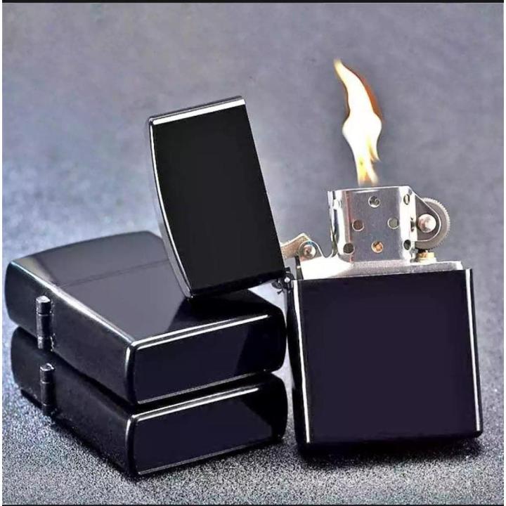 Zippo Refillable Lighter-Black - laitar