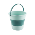 Collapsible Bucket, Collapsible Plastic Bucket Telescopic Portable Foot Bucket, Foldable Portable Car Wash Bucket Easy Install B. 