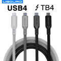 UGOURD Thunderbolt 4 2m USB4 Cable 40Gbps Thunderbolt3 Type C Fast Charger Cable 240W Data Transfer USB C For Laptop Mobile Disk. 
