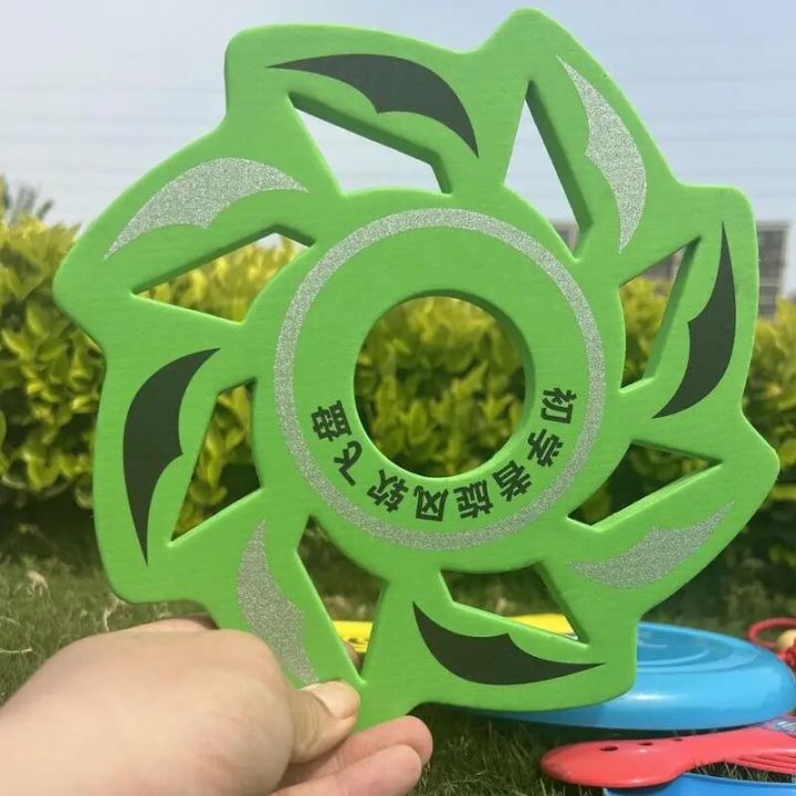 Flying%20Disc%20Toy%20Soft%20Returning%20Disc%20Handmade%20Foam%20Authentic%20Spinner%20Flying%20Rings%20Fast%20Catch%20Toy%20Safe%20for%20Indoor%20and%20Outdoor%20-%20Image%204