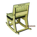 Wooden Desktop Chair Calendar 2023, Wooden Block Six Pic Plate Calendar,New Years Gifts for Frindes INTE-5603.