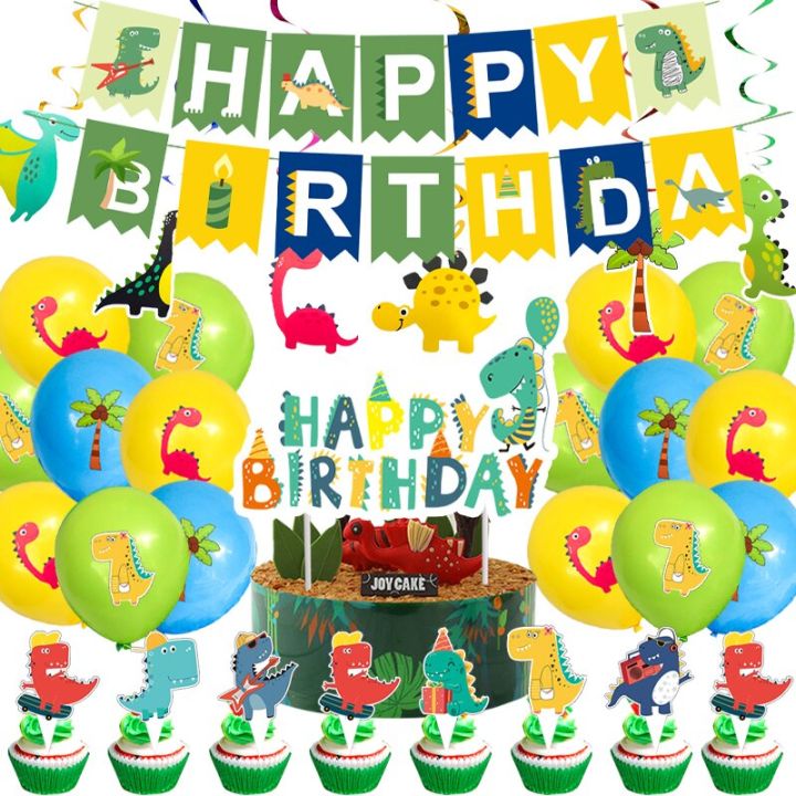 Dinosaur Theme Boys Favors Birthday Party Decoration Disposable Tableware Set Cup Plate Jungle Decoration Baby Shower Supplies