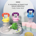 Baby Fruit & Vegetable Feeding Pacifier - Silicone Baby Pacifier Feeder for Fruits, Vegetables.