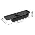 Silicone Kitchen Sink Splash Guard, 15.9x5.6x2 Inch Faucet Mat For Kitchen Sink Easy To Clean Faucet Water Catcher For Kitchen Fengshi.