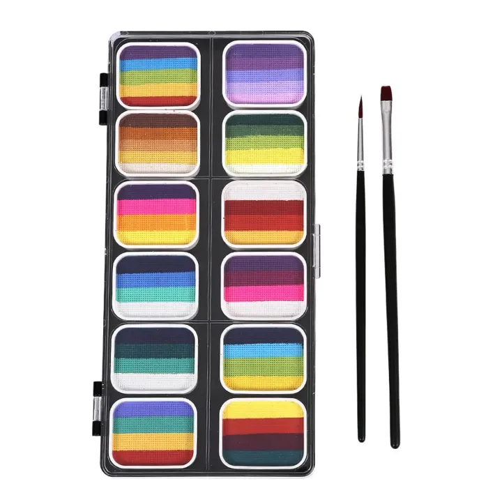 Face%20Paint%20Palette%20Makeup%20Kit%20Professional%20with%2012%20Water%20based%20Paints%20Face%20Painting%20Set%20Washable%20-%20Image%203