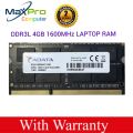 Premier 4GB DDR3L 1600MHz PC3L-12800s CL11 204Pin SODIMM Laptop Ram. 