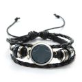 SONGDA Old Video Game Controller Men Leather Bracelet Novelty Handmade Glass Gem Art Photo Charm Bracelet Boys Gift Idea Jewelry. 