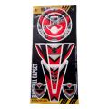 Fuel Tank Protector Sticker For Motorcycle. No1 Quality sticker Pulsar RED.