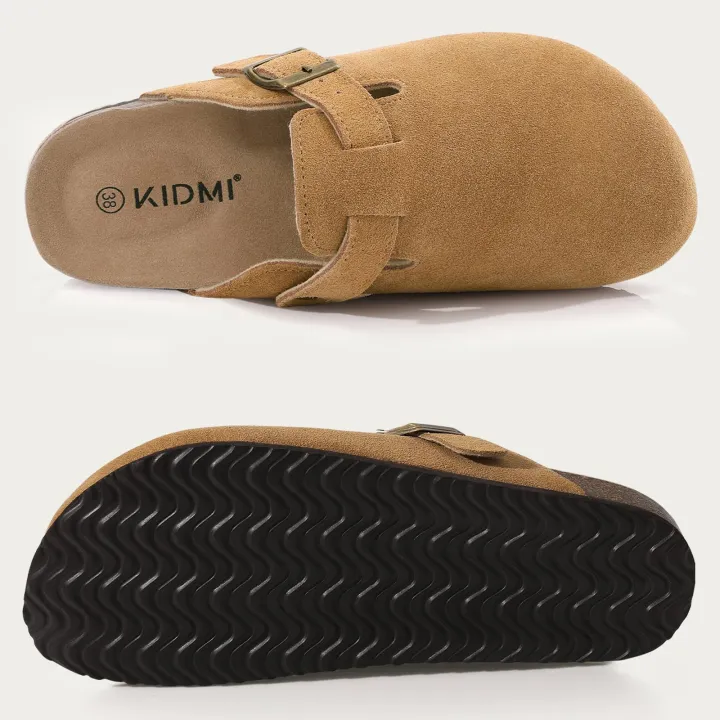 Crestar%20Trendy%20Clogs%20for%20Women%20Men%20Dupes%20Unisex%20Suede%20Cork%20Footbed%20Home%20Sandals%20with%20Arch%20Support%20Fashion%20Leather%20Potato%20Shoes%20-%20Image%202