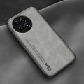 Luxury Plain Skin Texture Leather Casing For Xiaomi Civi 4 Pro 5G 2024 Civi4 Civi4Pro Automatic Suction Camera Protect Matte PC Hard Case Business Shockproof Phone Case Back Cover.