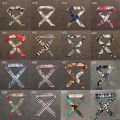 Parsimonious 1-20# New Fashion 40 Colors Design Swathe Bag Handle Popular Small Silk Scarf Hands Neck Ribbon. 