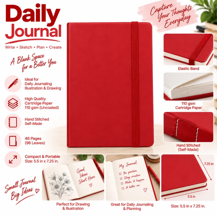 Elegant%20Elastic%20Band%20Hardcover%20Sketchbook%20A5%20Durable%20Art%20Diary%20in%20Multiple%20Colors%20-%20Image%202