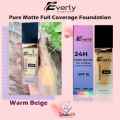 Everly Beauties Pure Matte Full Coverage Liquid Foundation with Spf 15+. 