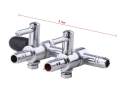 Aquarium 2 Way Shunt Stainless Steel Air Distributor. 
