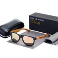 Sunglasses Polarized Zebra Wood Sunglasses Hand Made Vintage Wooden Frame Male Driving Sun Glasses Shades Gafas With Box. 