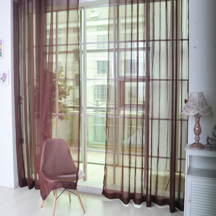 1pc%20Solid%20Sheer%20Tulle%20Curtains%20Decoration%20Window%20Living%20Room%20The%20Bedroom%20Window%20Screening%20Panel%20Cortinas%20-%20Image%203