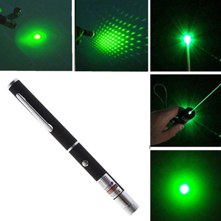 Green Light Pointer Pen Multifunction Focus Light Powerful Visible Beam Flashlight Projection Light