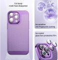 Fine Mesh Cooling Phone Case For iPhone 15 Pro Max /iPhone 15 Plus /iPhone 14 Plus /iPhone 14 Pro /iPhone 14 Pro Max.