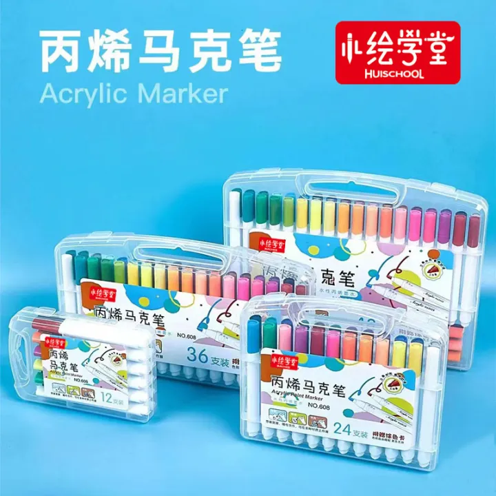 Acrylic%20marker%20wholesale%20waterproof%20impermeable%20paper%20marker%20pen%20student%20graffiti%20painting%20DIY%20storage%20brush%20set%20-%20Image%202
