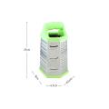 6 Sides Vegetable Grater Stainless Steel Multi function 6 Sided Box Grater. 