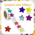 Holographic Color Gold Star Stickers for Kids Reward 1inch Foil Star Stickers Labels for Wall Crafts Classroom Teachers Supplies. 