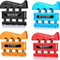 Portable Two Hand Grip Finger Trainer Two Way Hand Strengthener Finger Rehabilitation Segmental Hand Grip Training Tool.