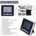 Ultrasonic Wireless Water Tank Liquid Depth Level Meter Sensor LED Display Black & White TS-FT002. 