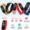【Clearance Markdowns】Took M7 mart Watch Heart Rate Blood Preure Monitor Waterproof port Watche Compatible For Android Io (magnetic Model). 