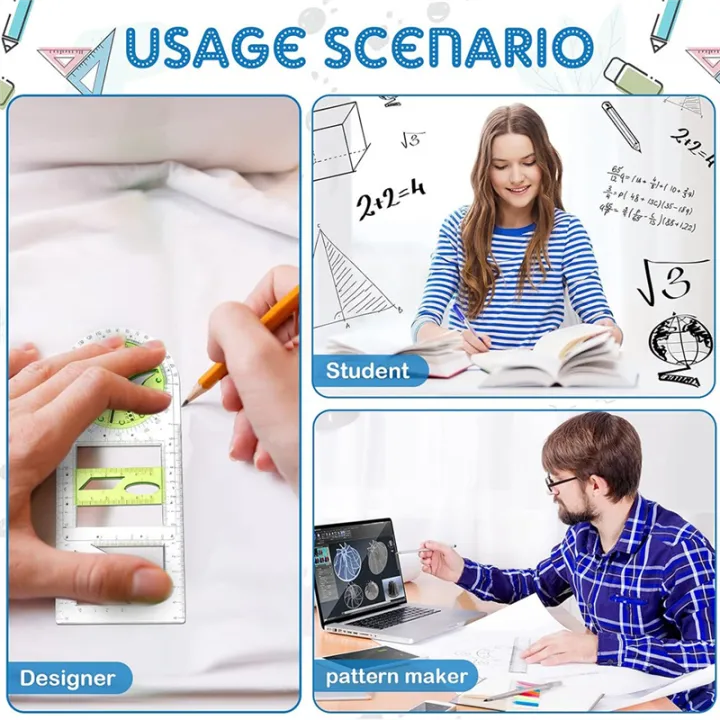 Multifunctional%20Geometric%20Ruler%20Multifunctional%20Ruler%20Geometric%20Drafting%20Tool%20for%20Student%20School%20Office%20-%20Image%203