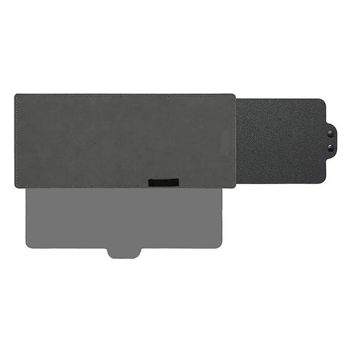 Car Sun Visor Polarized Sunshade Plate Clear Vision Anti-UV Rotatable Adjustable Sun Visor Blocker Driving Vehicle Shield-Black