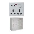 8 Pin Multi with 2 Pin and Dual 3 Pin Combined Function Universal Socket with Switch 8Pin. 