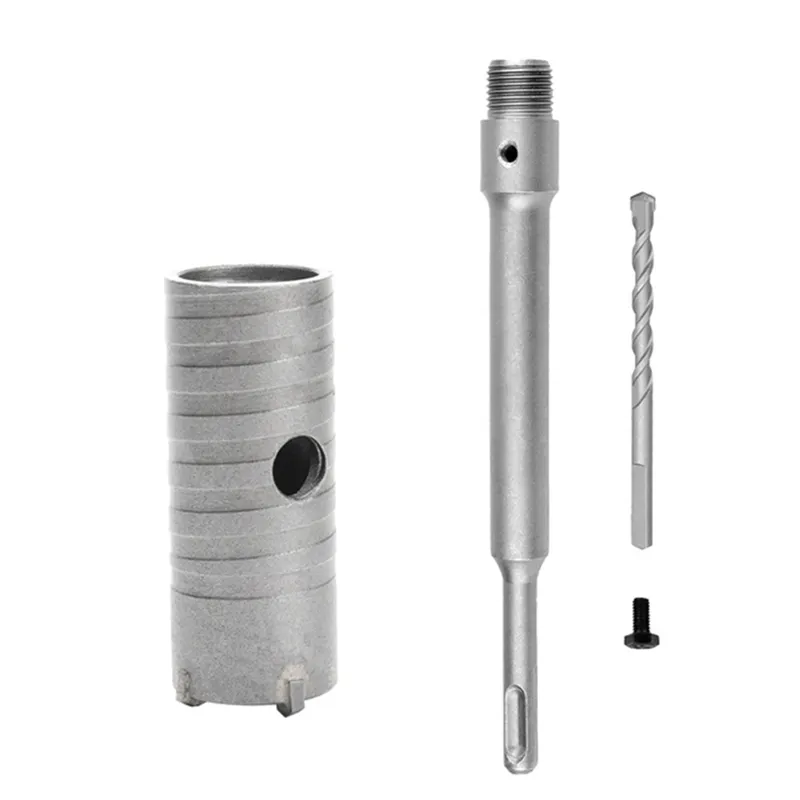 SDS Plus Hammer Drills Wall Hole Saw Drill Bit Set Cutter Tools