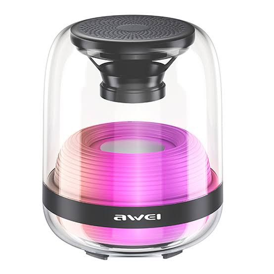 AWEI Y386 8W Portable Bluetooth Speaker 9D Surround Stereo Deep Bass 1200mAh Battery RGB Light Outdoor Wireless Speaker