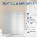 4x Electrical Box Cover Plates Junction Box Covers Electric Outlet Box Covers Flat Blank Electric.
