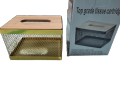 16/12 cm gold tissue box box can be used for tissue paper, as a paper towel dispenser - Kitchen Rack - Kitchen Rack - Oven Cover.