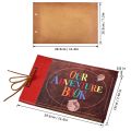 60 Page DIY Handmade Photo Album Scrapbook Our Adventure Book Retro Kraft Album Anniversary Wedding Guest Book Memory Gift.